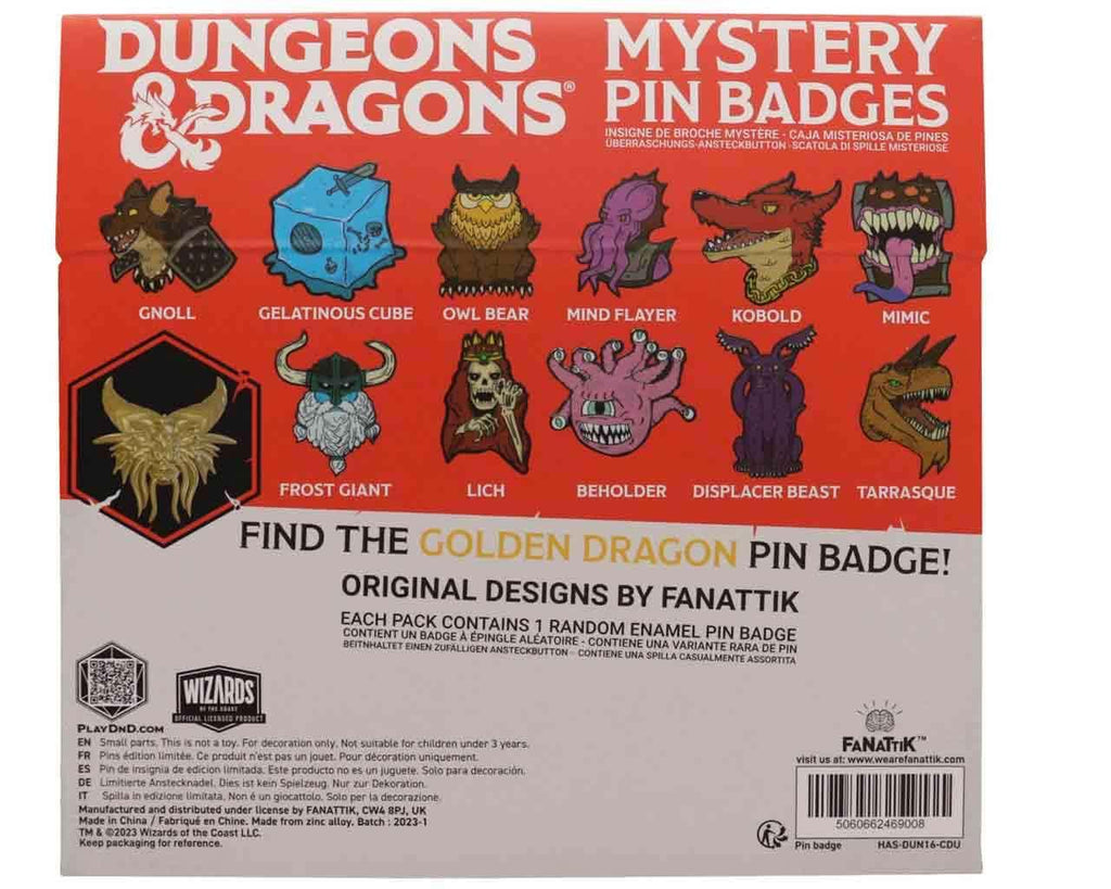 Dungeons & Dragons - 50-årsjubileum Mystery Pin Emblem - Robotto