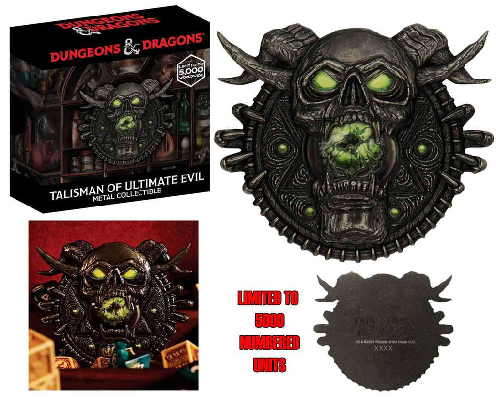 Dungeons & Dragons Limited Edition Talisman of Ultimate Evil Medallion och Konstkort fanattik