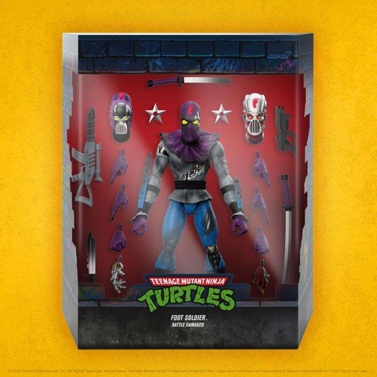 TMNT Ultimates! W11 Foot Soldier - Batt Dam AF super 7
