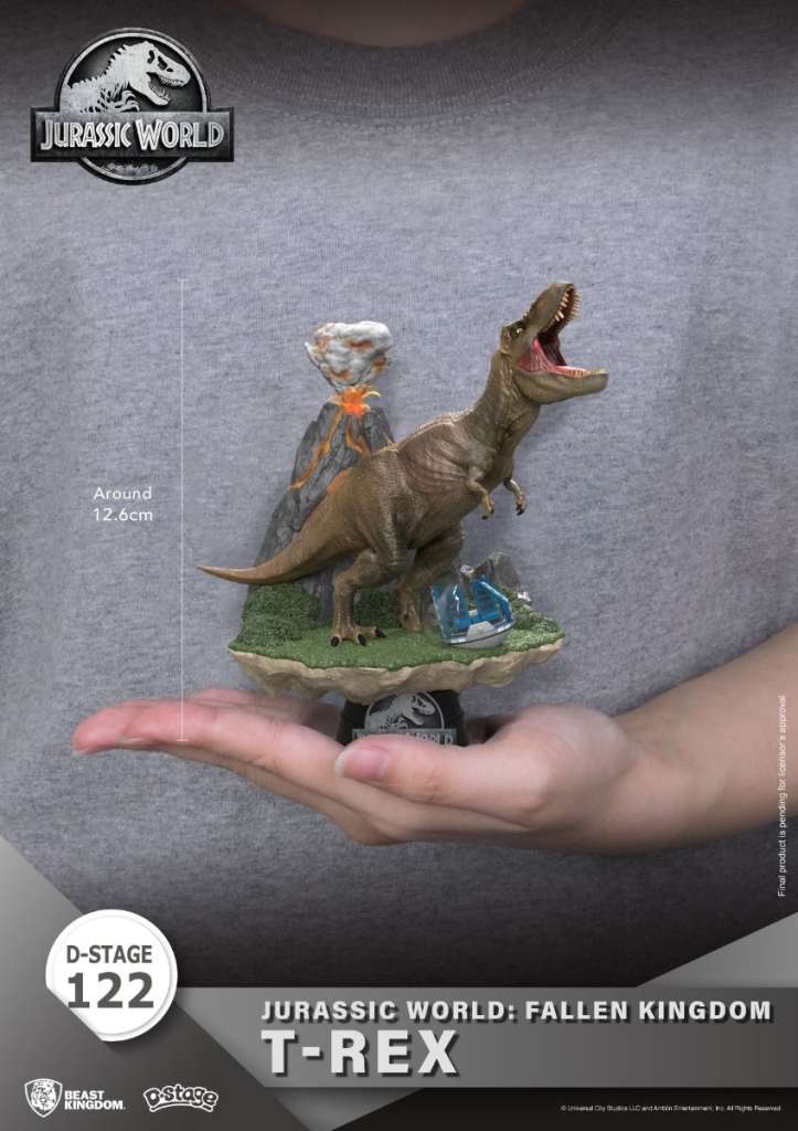 D-stage Jurassic World Fallen Kingdom T-Rex beast kingdom