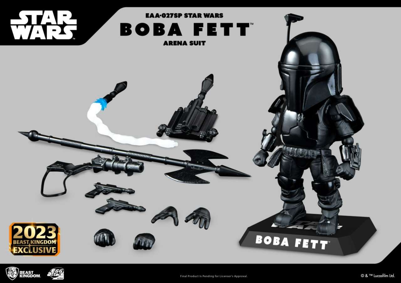 Egg Attack Action Star Wars Boba Fett Arena Suit AF beast kingdom