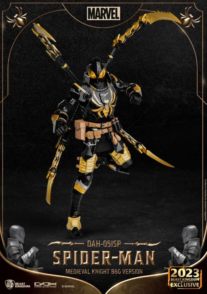 Medieval Knight Spider-Man B&G Version Figur beast kingdom
