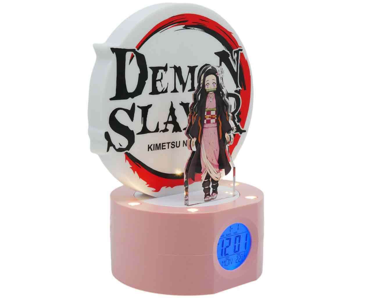 Demon Slayer - Ljusande Nezuko Väckarklocka teknofun