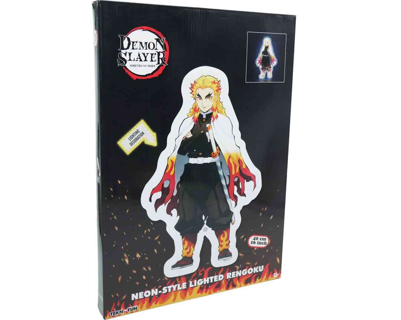 Demon Slayer - Rengoku Neon Belysning teknofun