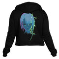 Cyberpunk Edgerunners Neon Lucy Crop Hoodie - Robotto