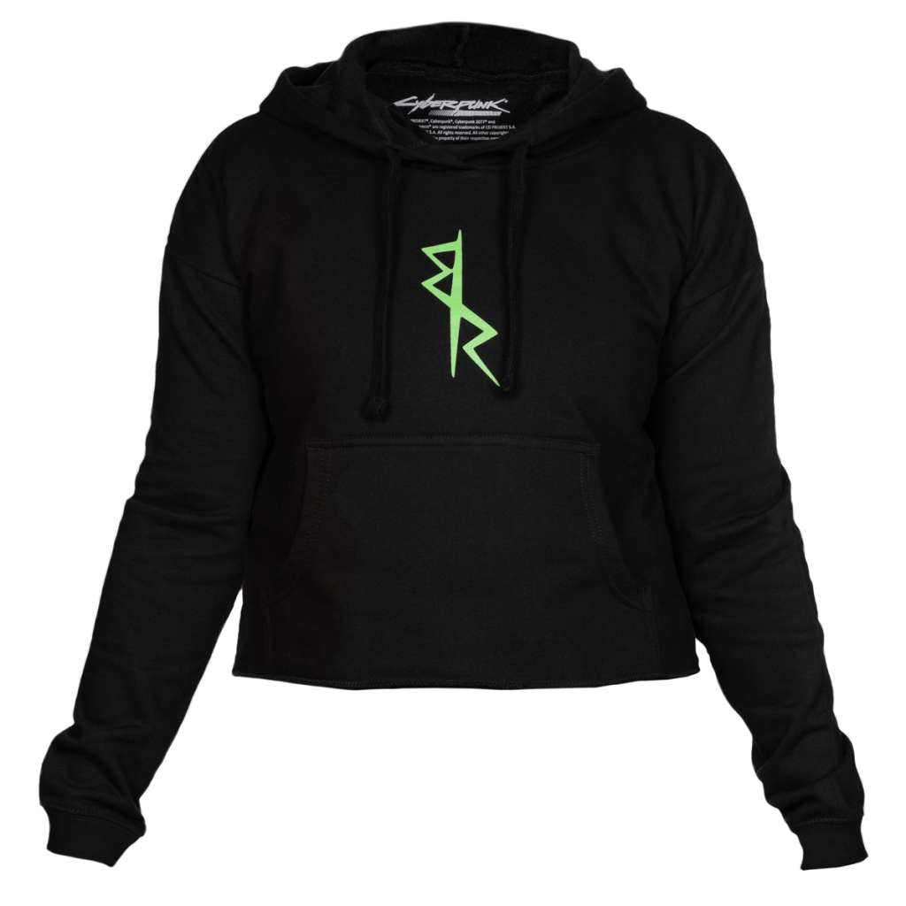Cyberpunk Edgerunners Neon Lucy Crop Hoodie devplus