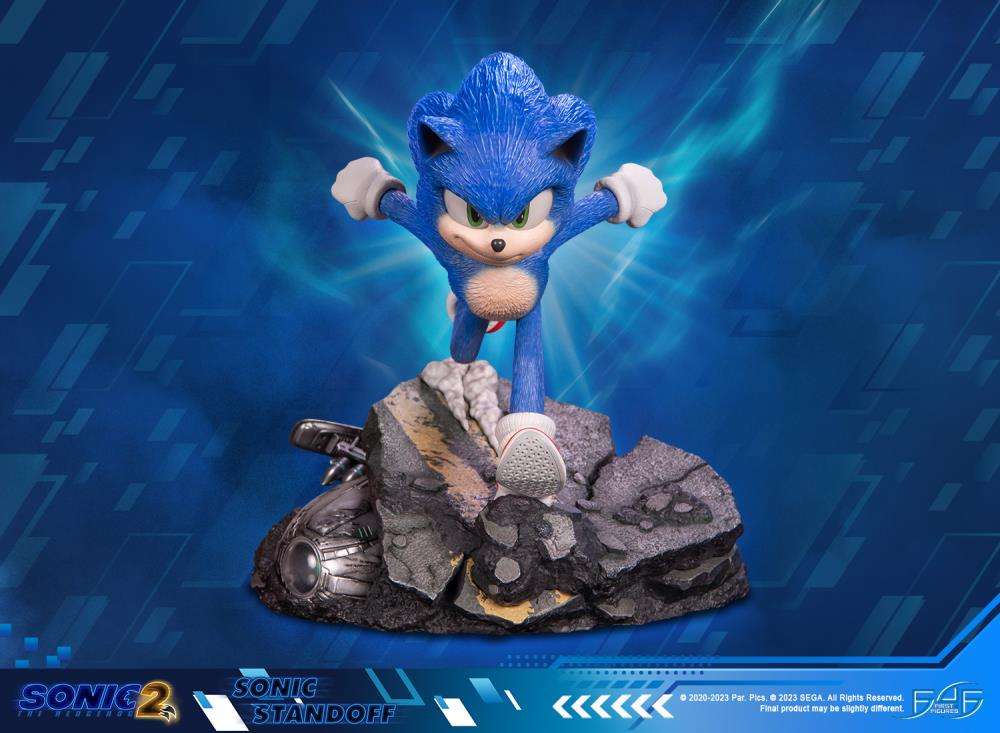 Sonic 2 Sonic Standoff Statue first4figures
