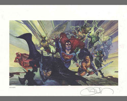 Simone Bianchi - Justice League of America - Limited Edition Lytho cosmic art