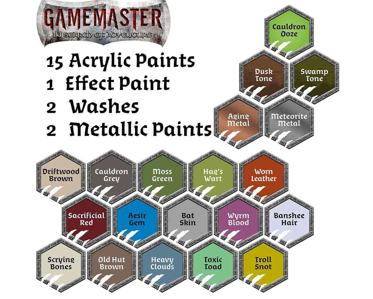 Gamemaster Wilderness Adventures Paint Set - Robotto