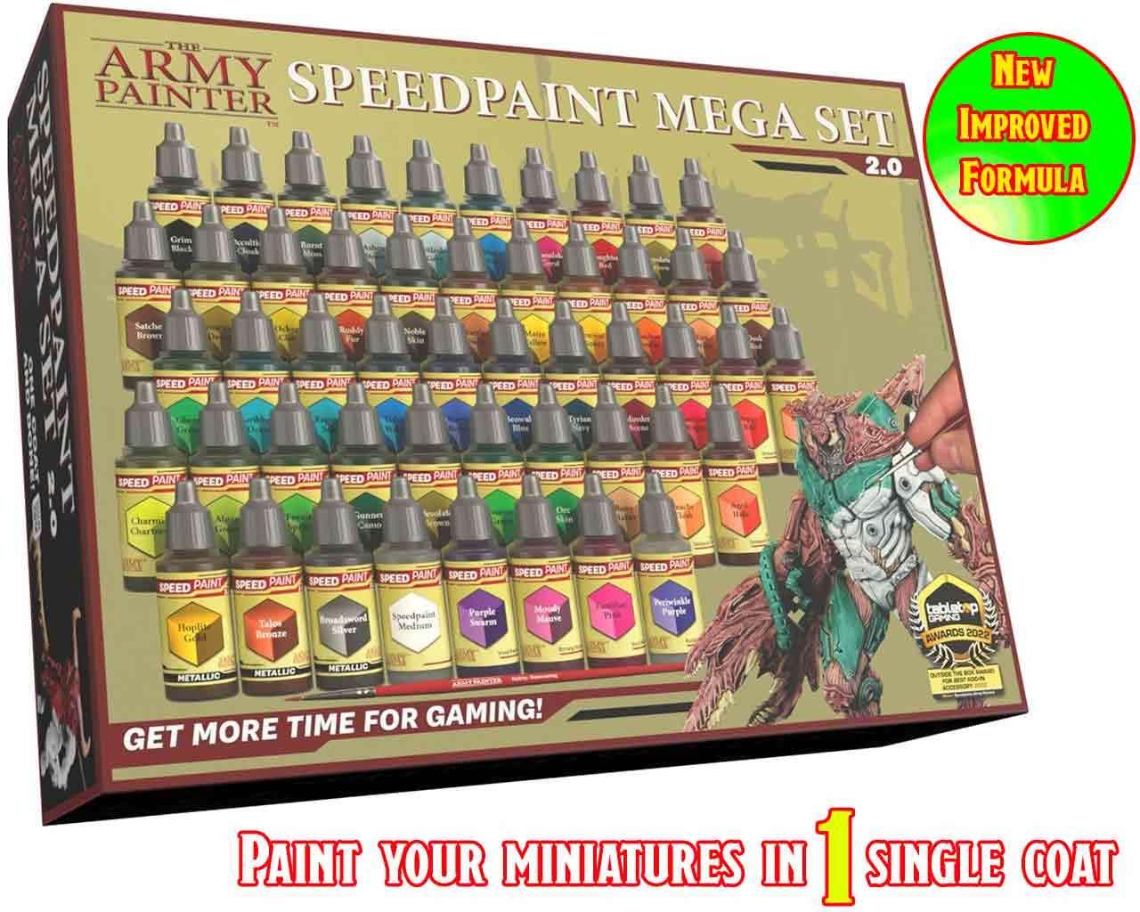 Speedpaint Mega Set 2.0 - All-in-One Målning för Miniatyrer - Robotto