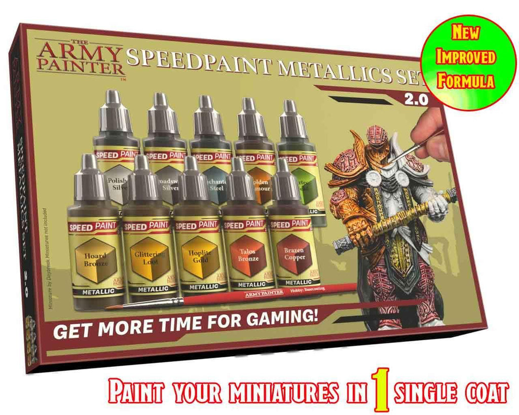 Speedpaint Metallic Set 2.0 - Snabb och Enkelt Målningsset - Robotto