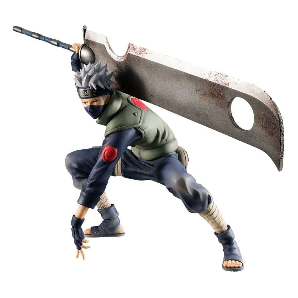 Naruto Kakashi Hatake Great Ninja War Statue 15th Anniversary megahouse