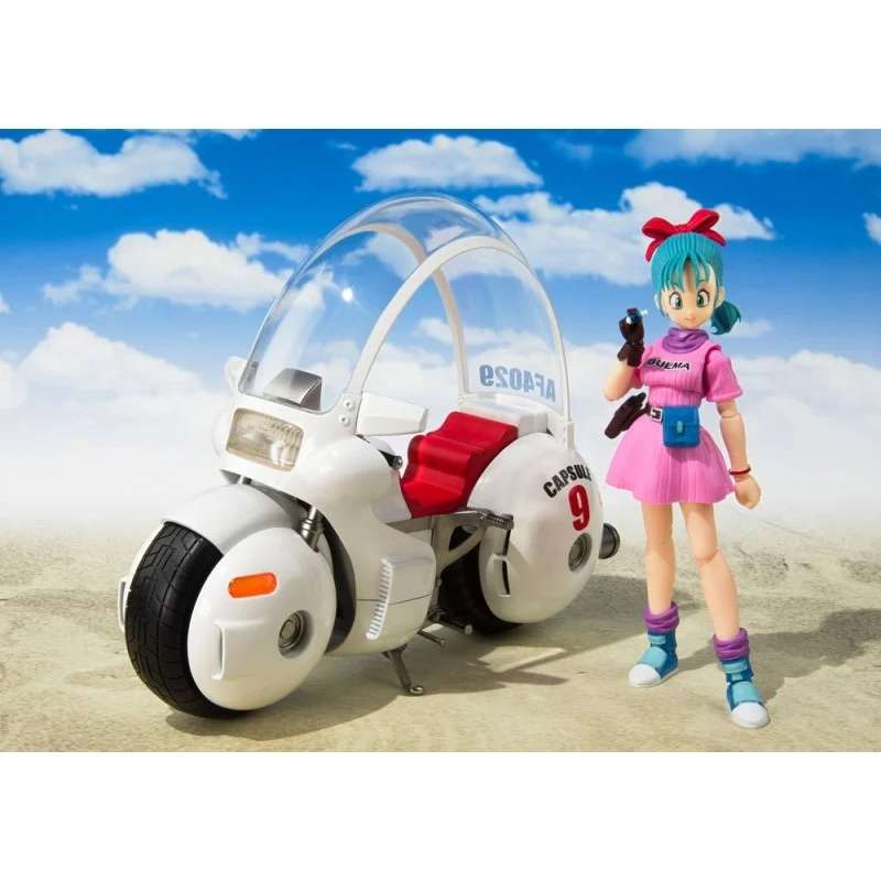 Dragon Ball Bulma Motorcykel SHF Rerun - Samlarfigur bandai