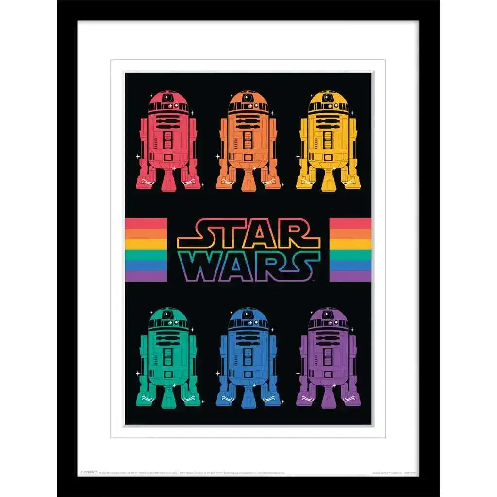 STAR WARS PRIDE R2D2 RAINBOW