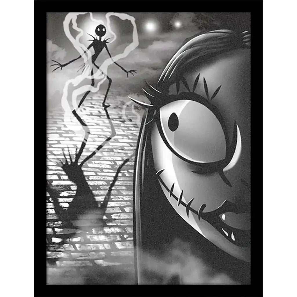 NIGHTMARE BEFORE CHRISTMAS COLLECTOR PRINT FRAMED