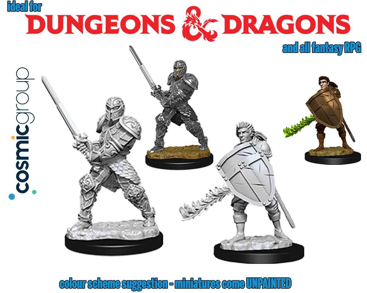 D&d Nolzur's Marvelous Miniatures - Manlig mänsklig krigare