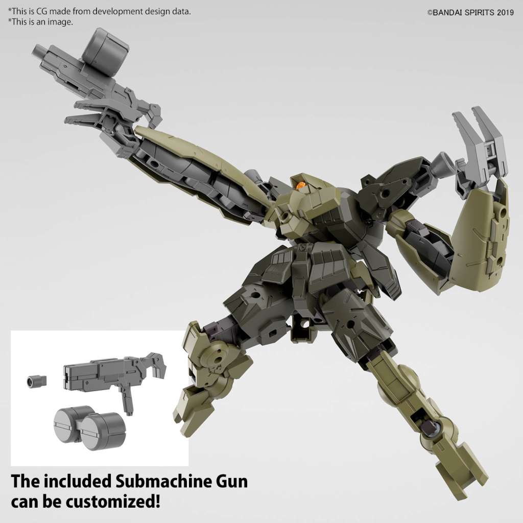 30MM BEXM-29 Gardonova Green 1/144 bandai model kit gunpla