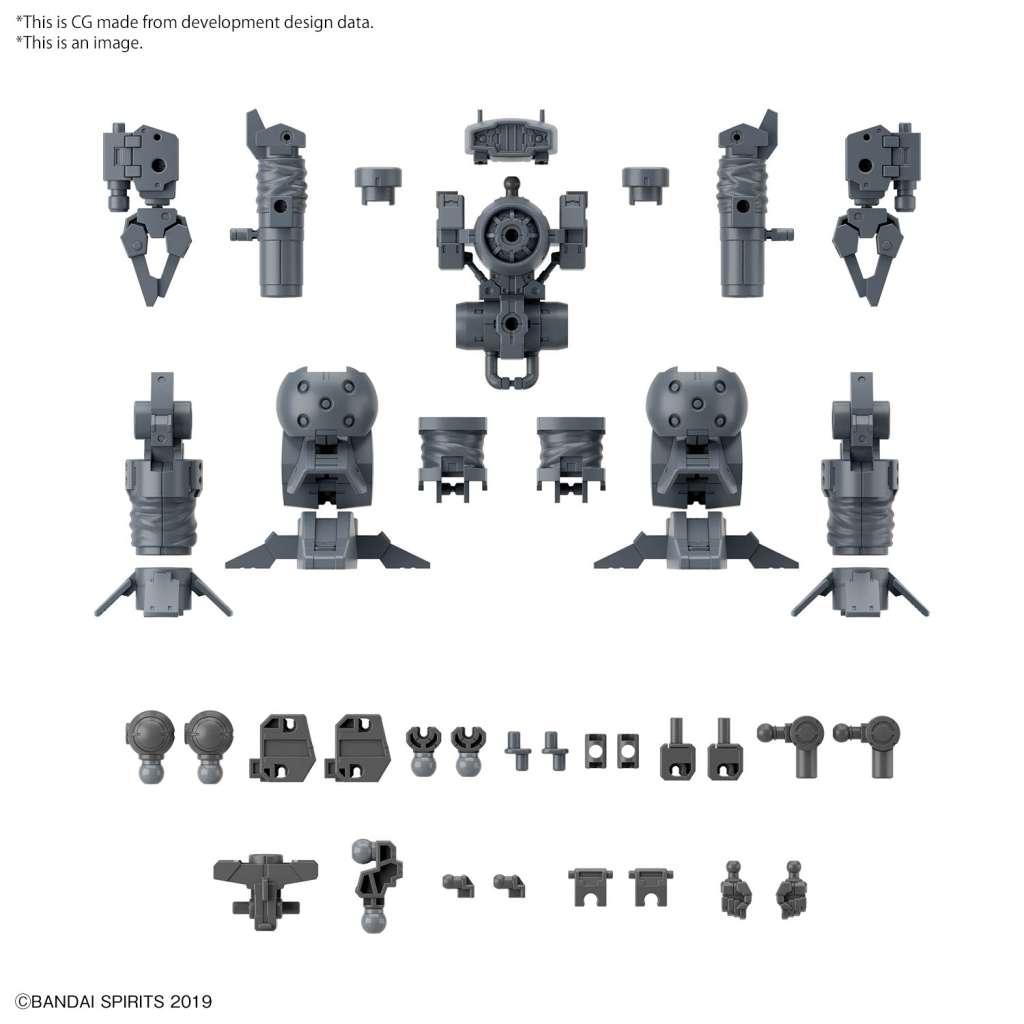 30mm Delar Set för 16 Arm/Ben Enhet 1/144 bandai model kit gunpla