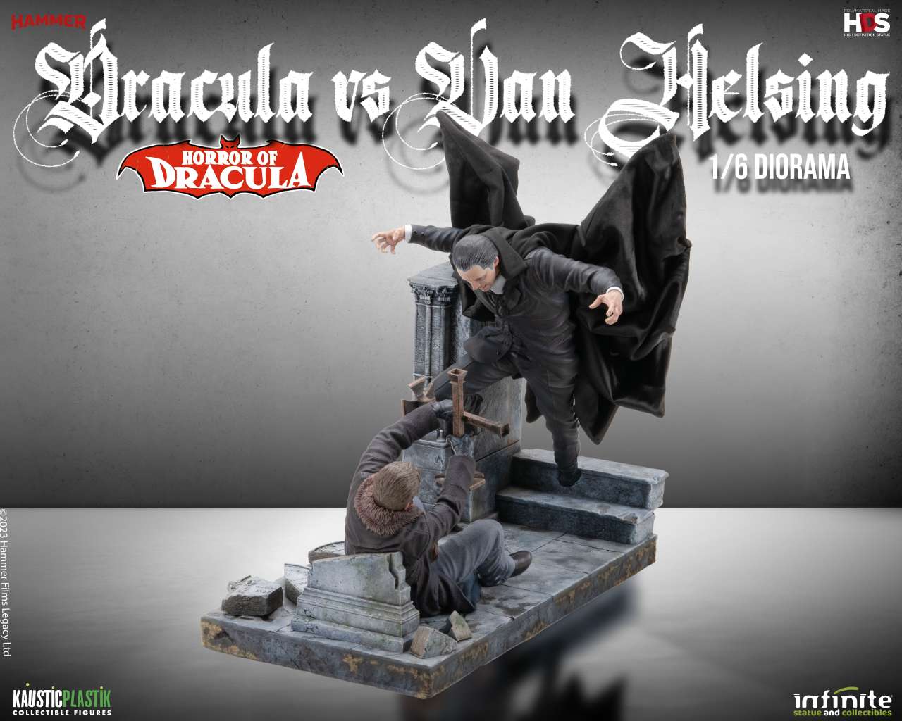 Horror of Dracula - Dracula vs Van Helsing 1/6 diorama