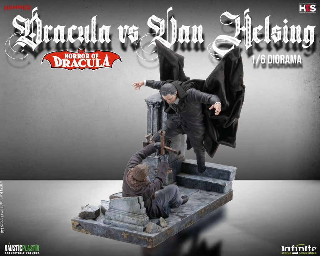 Horror of Dracula - Dracula vs Van Helsing 1/6 Diorama infinite statue