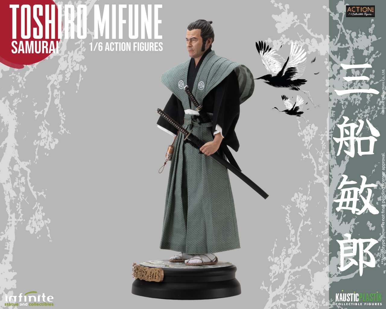 Toshiro Mifune Samurai 1/6 Action Figur