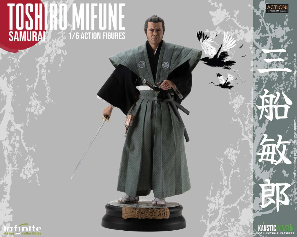 Toshiro Mifune Samurai 1/6 Action Figure infinite statue