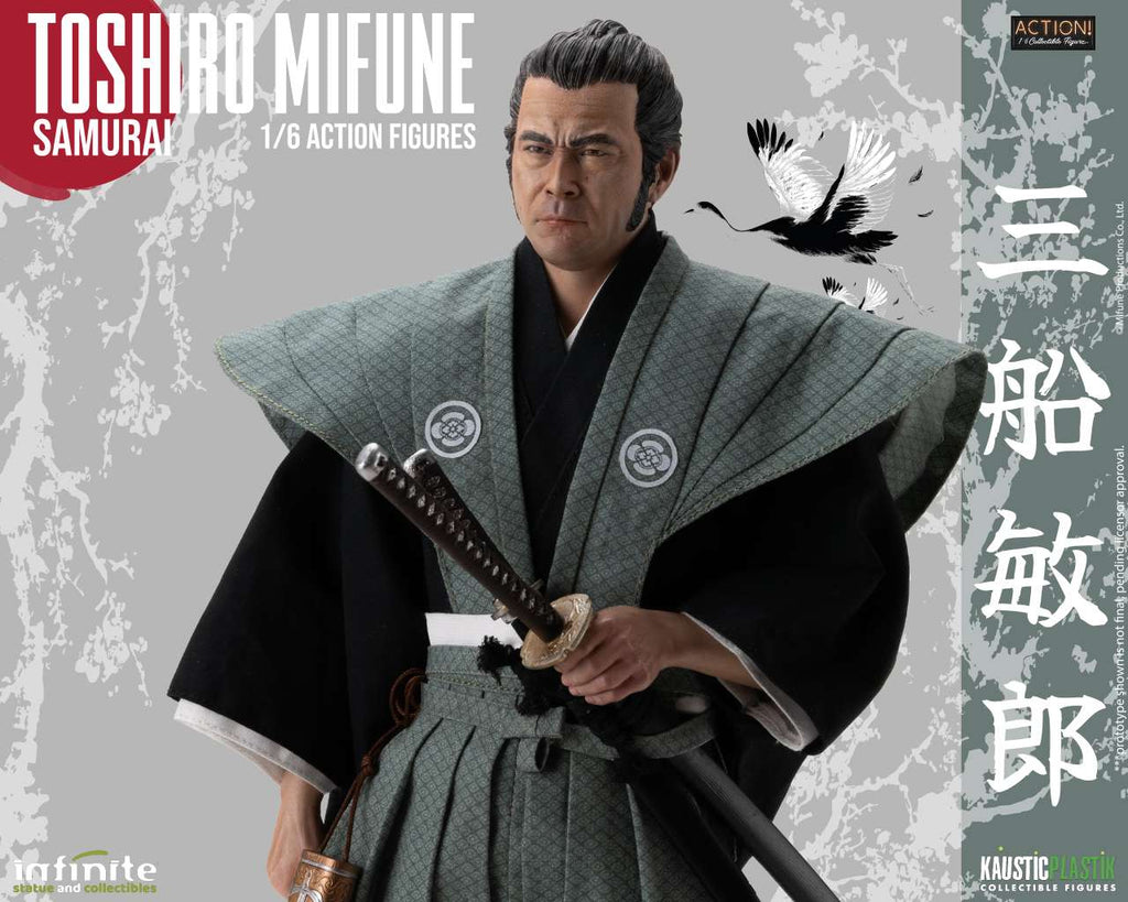 Toshiro Mifune Samurai 1/6 Action Figure infinite statue