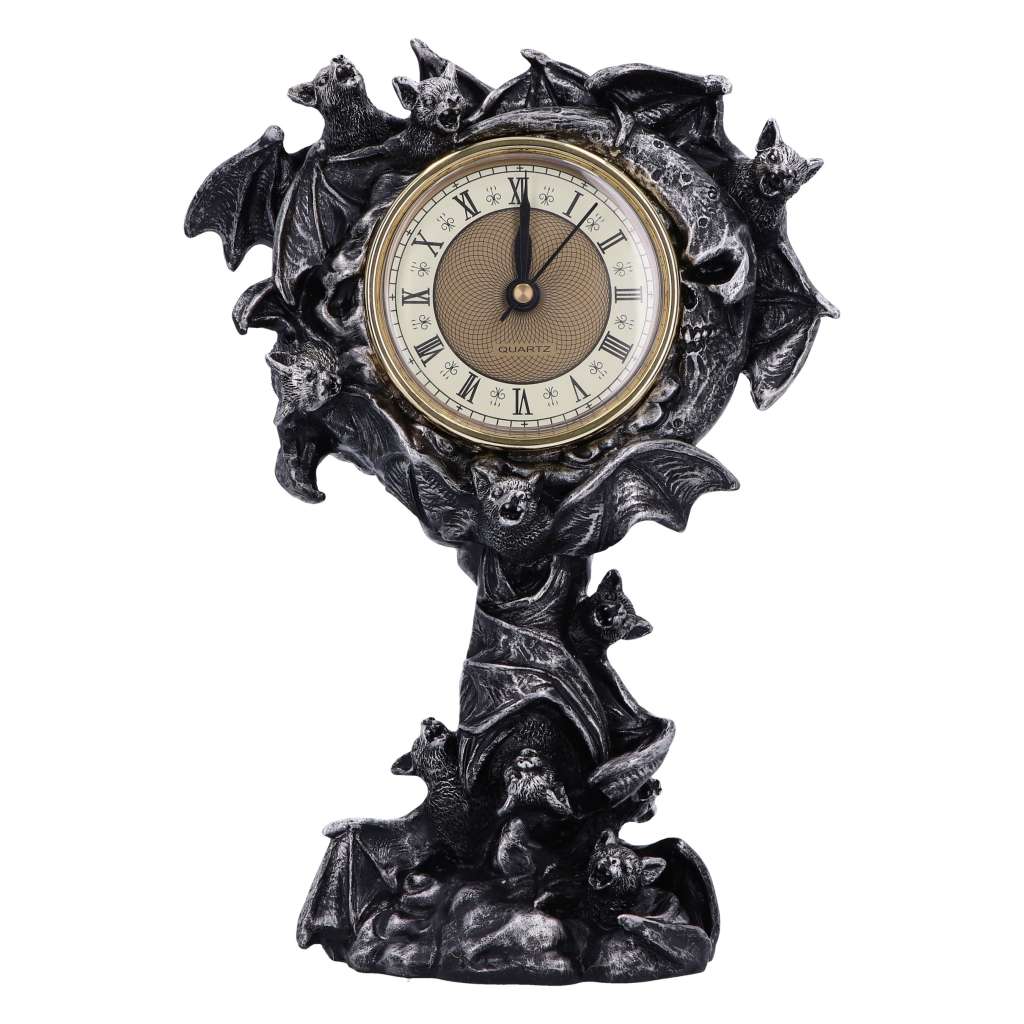 Chiroptera Time Bat Clock – En unik väggklocka för både stil och funktion nemesis now