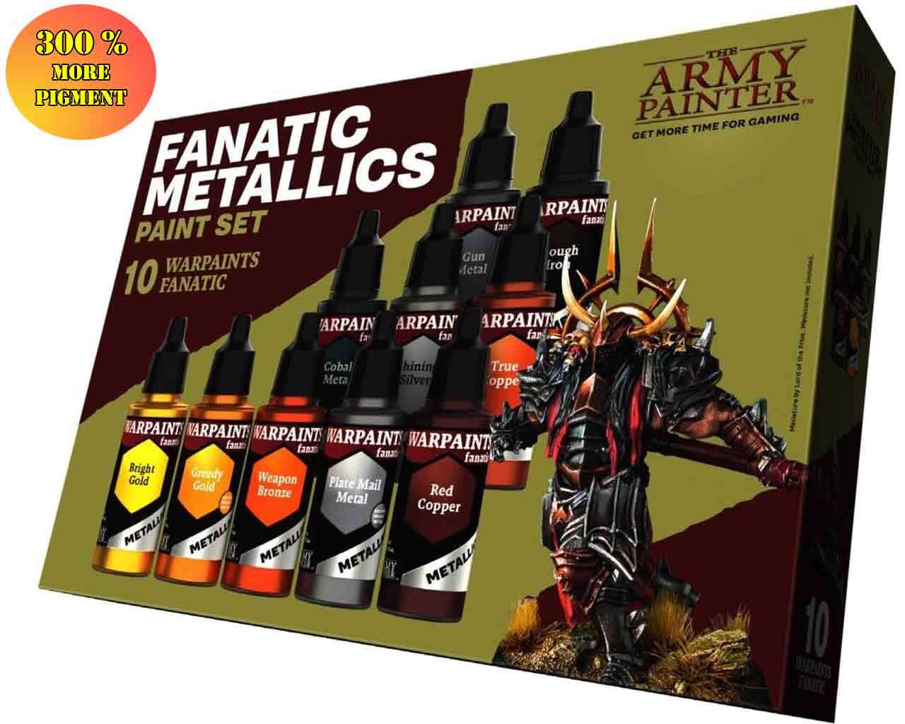 Warpaints Fanatic: Metallics Set army painter