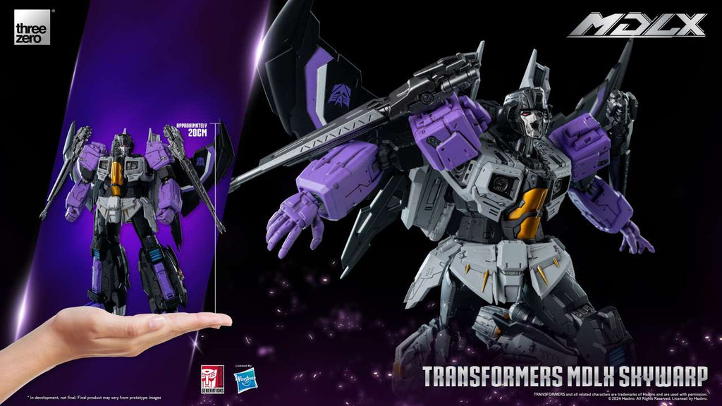 Transformers MDLX Skywarp - Decepticon Figur threea toys/threezero