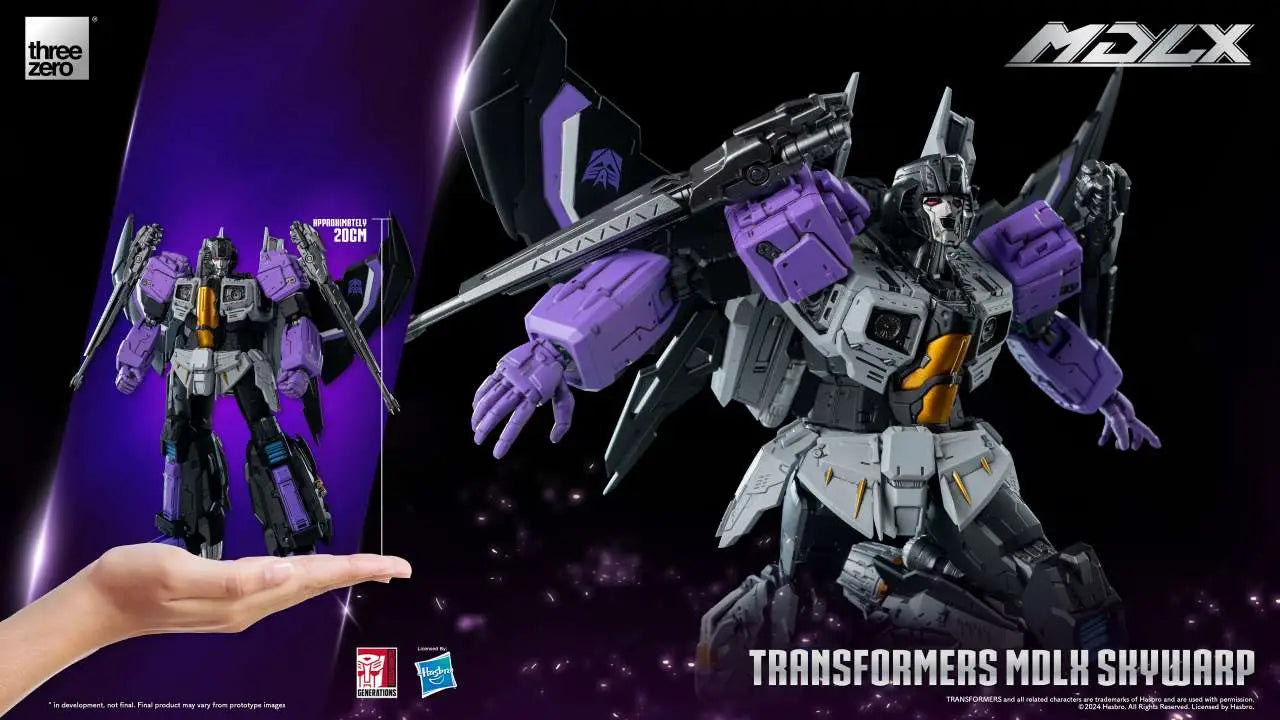 Transformers Mdlx Skywarp Af