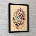 ILUSTRATA MY NEIGHBOUR MATRYOSHKA COLLECTOR PRINT