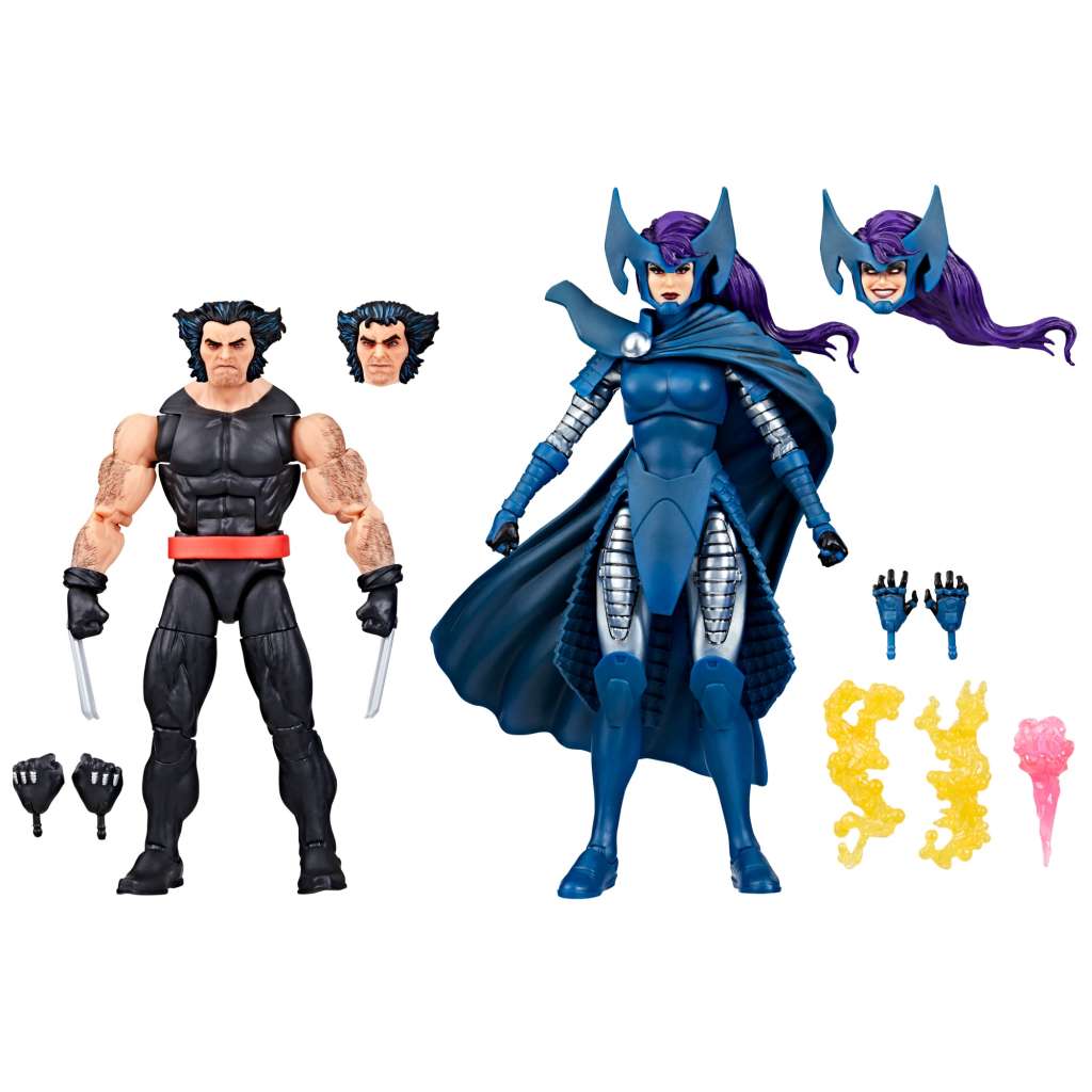 Marvel Legends Wolverine och Psylocke Actionfigur hasbro