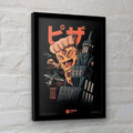 ILUSTRATA THE PIZZA KONG COLLECTOR PRINT FRAMED