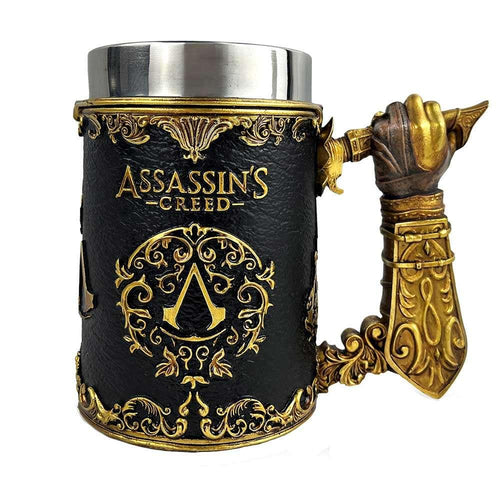 Assassin's Creed Through the Ages Svart och Guld Mugg - Robotto