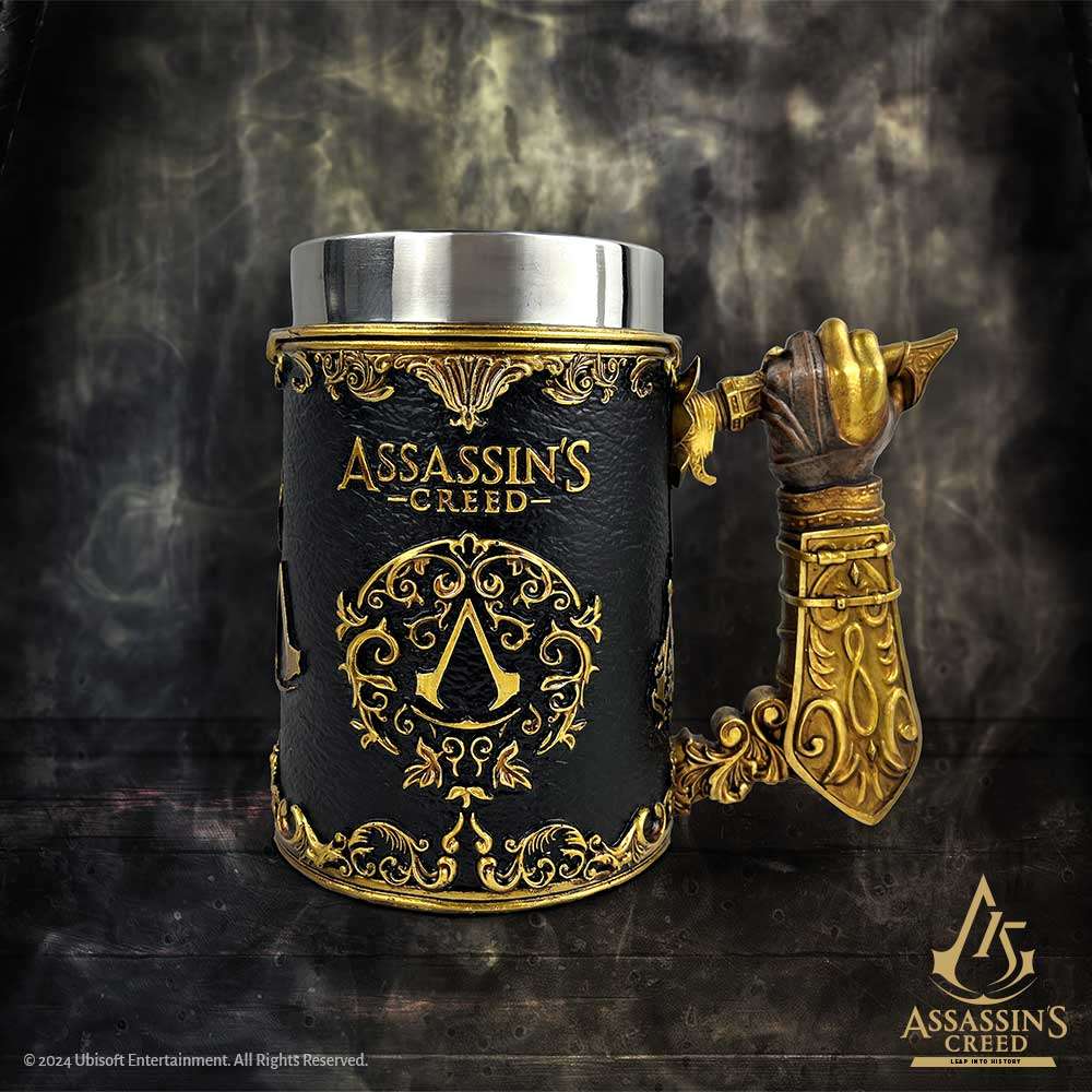 Assassin's Creed Through the Ages Svart och Guld Mugg nemesis now