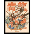 ILUSTRATA DRAGON SUSHI COLLECTOR PRINT FRAMED