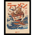ILUSTRATA THE GREAT RAMEN COLLECTOR PRINT FRAMED