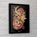 ILUSTRATA DARUMAS RAMEN COLLECTOR PRINT