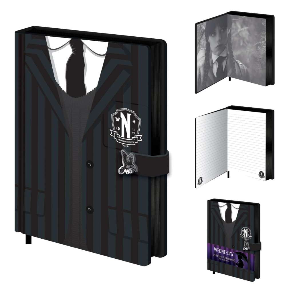 Wednesday Addams A5 Premium Anteckningsblock pyramid international