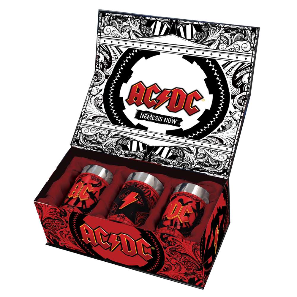 AC/DC Shotglas Set - Metal Musik Tema nemesis now