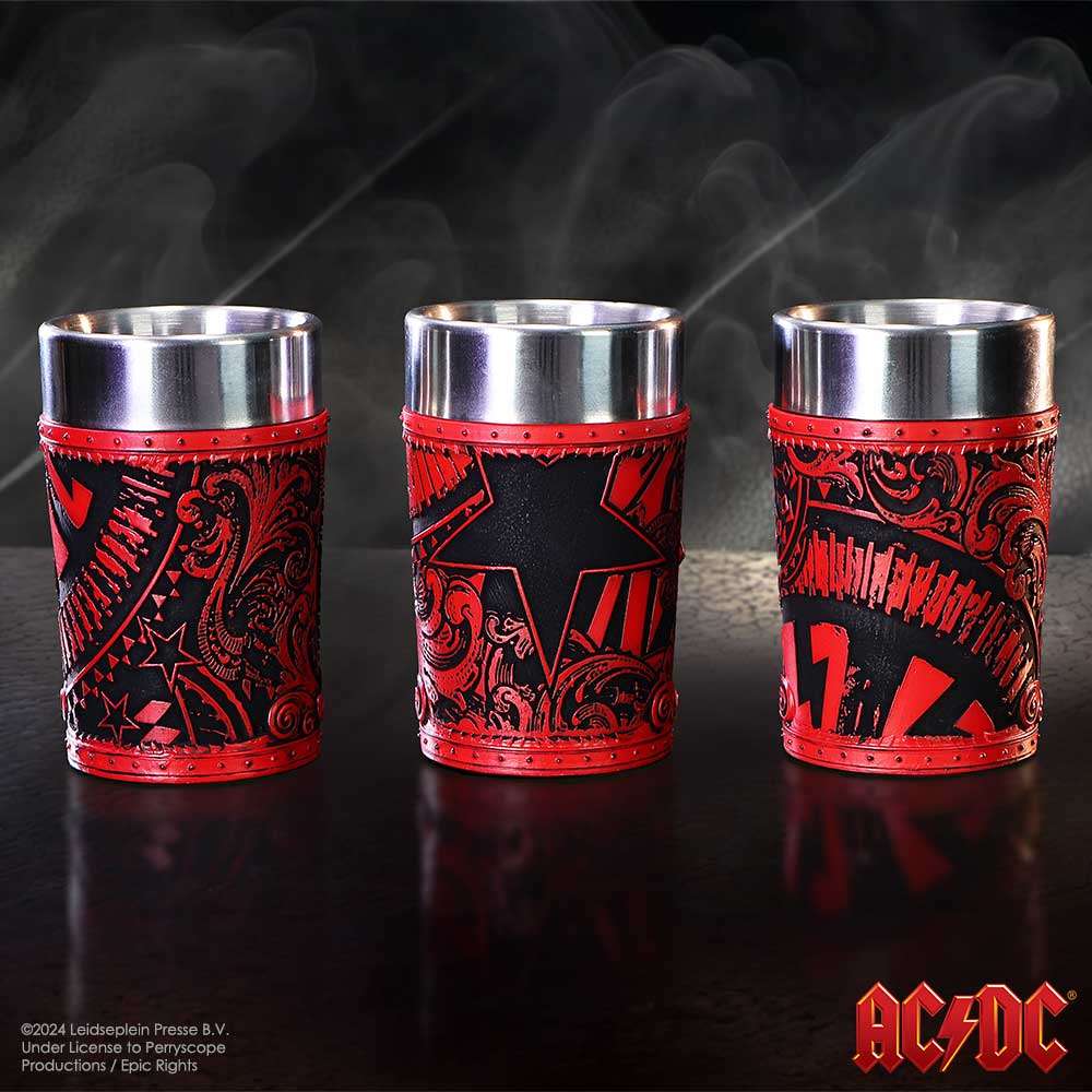 AC/DC Shotglas Set - Metal Musik Tema nemesis now