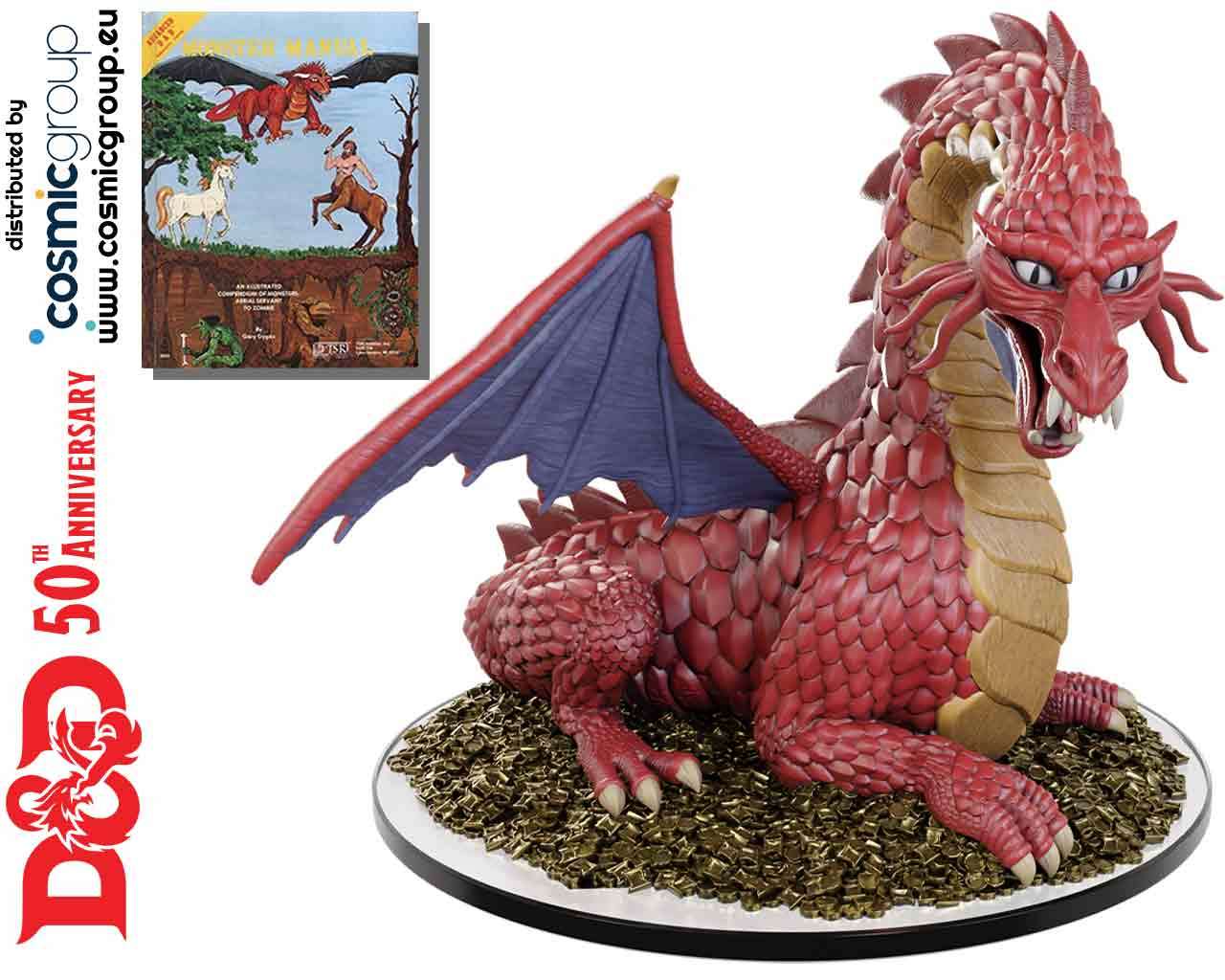 Dungeons & Dragons - Icons of the Realms: 50th Anniversary - Classic Red Dragon wizkids
