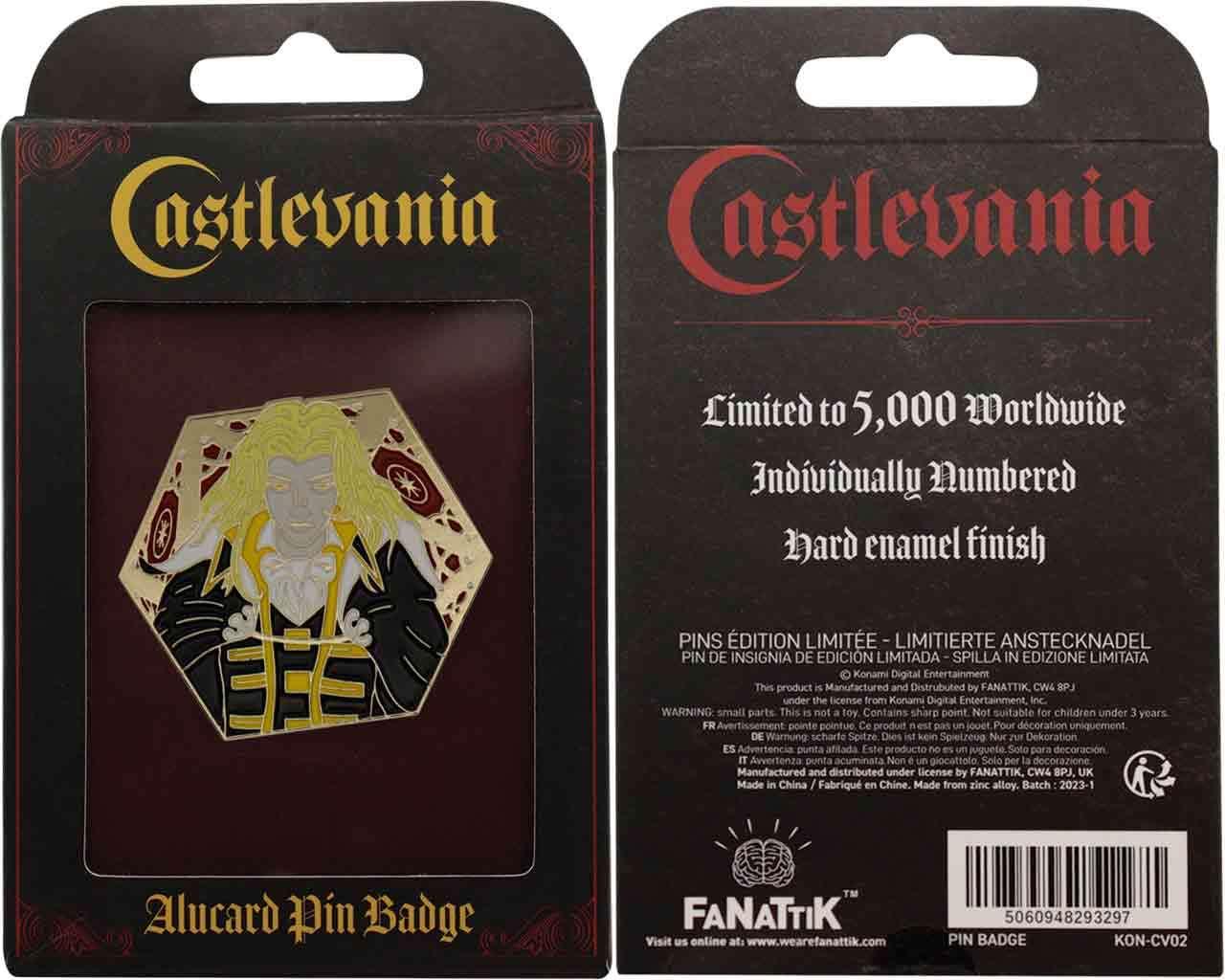 Castlevania - Alucard - Limited Edition Pin Emblem - Robotto
