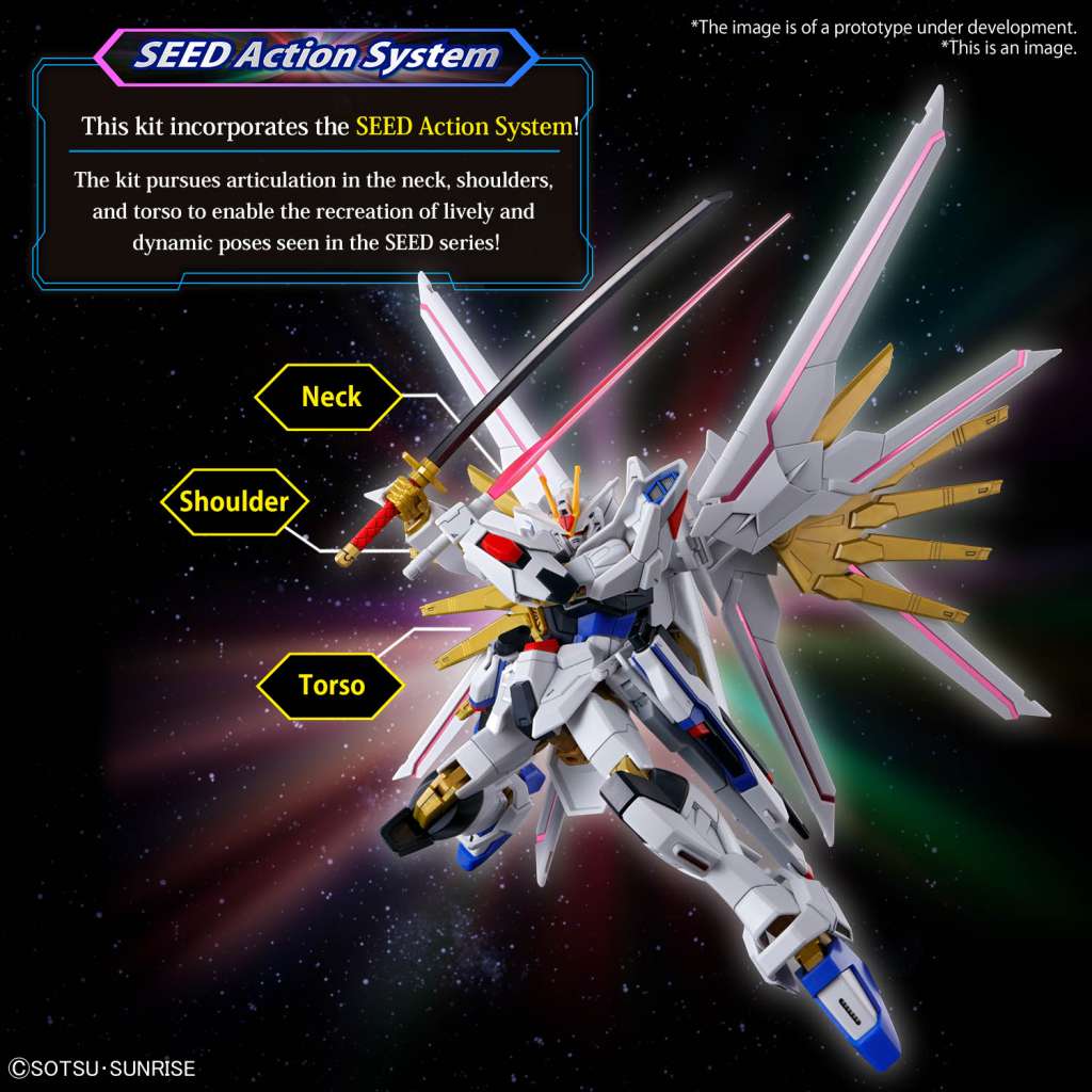 HG Gundam Mighty Strike Freedom 1/144 – Fantastisk Modellkit bandai model kit gunpla