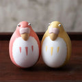 The Boy and the Heron Röd & Gul Parakett Tvåpack Roly Poly Figurer - Robotto