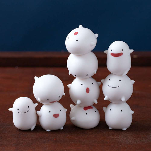 The Boy and the Heron Warawara Nosechara Figurinset studio ghibli