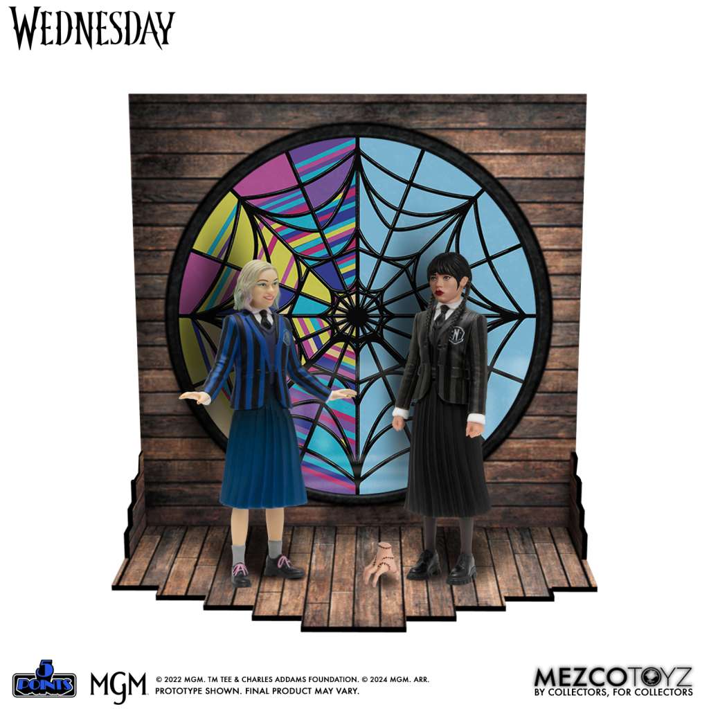 5 Points Wednesday & Enid Box Set mezco toys