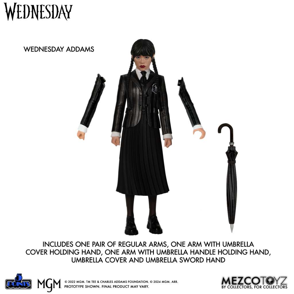 5 Points Wednesday & Enid Box Set mezco toys