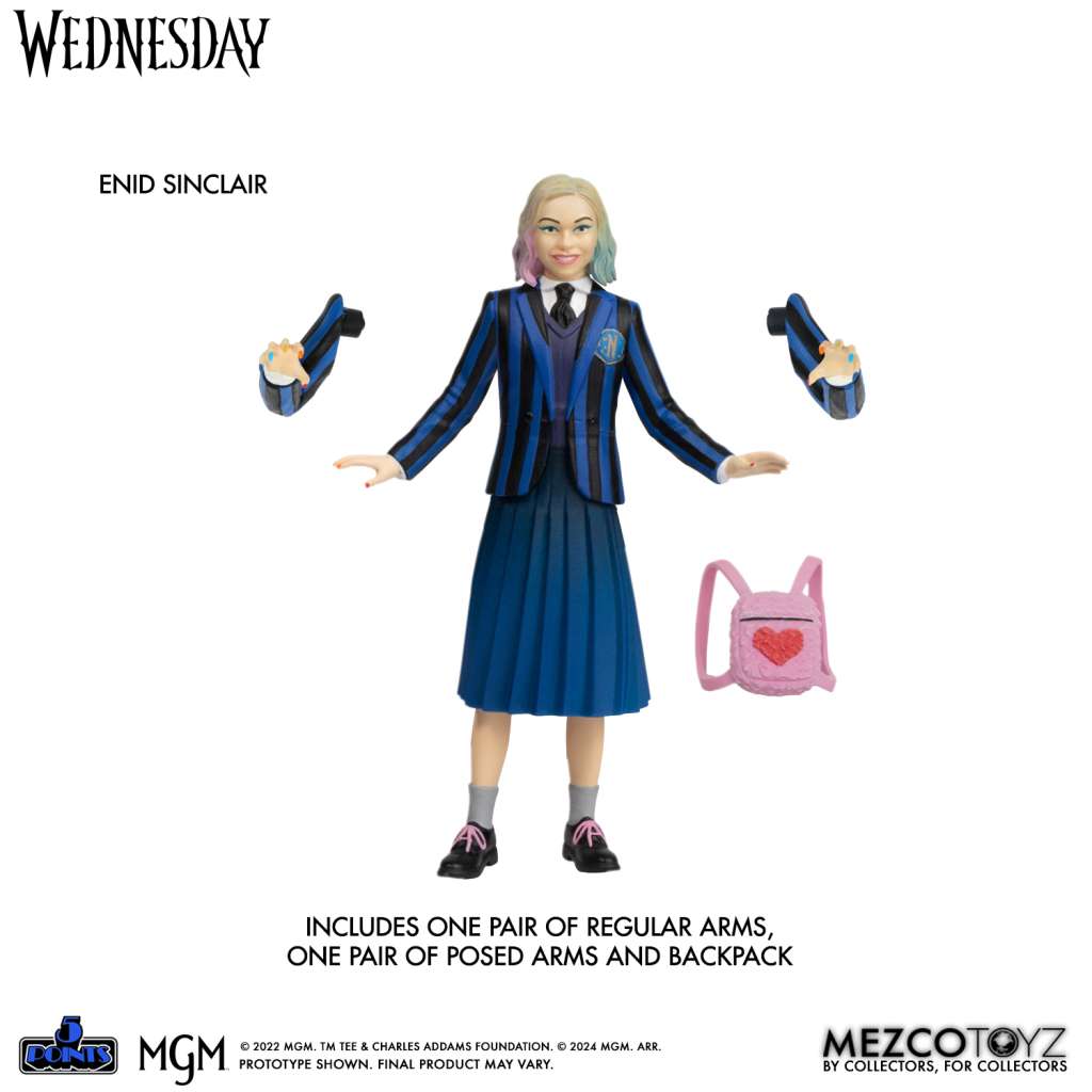 5 Points Wednesday & Enid Box Set mezco toys